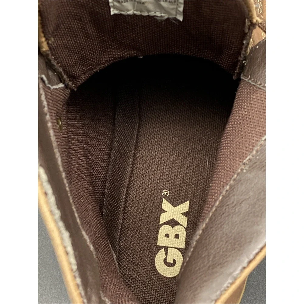 GBX Layne Mens Brown Lace Up Moc‎ Toe Leather Ankle Chukka Boots Size 12M